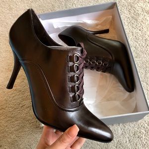 Nine West Dark Brown Booties